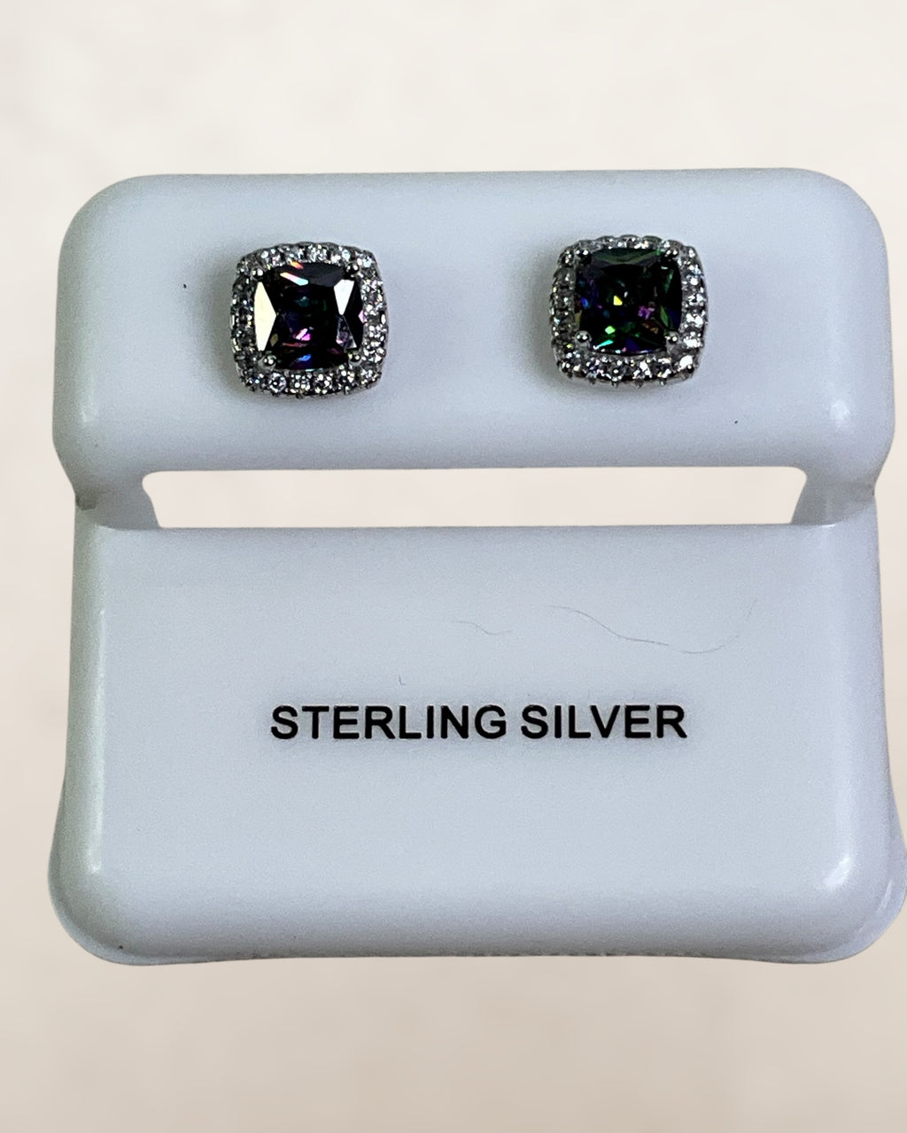 Sterling Silver Stud Pushback Earrings Assorted Styles & Gemstones