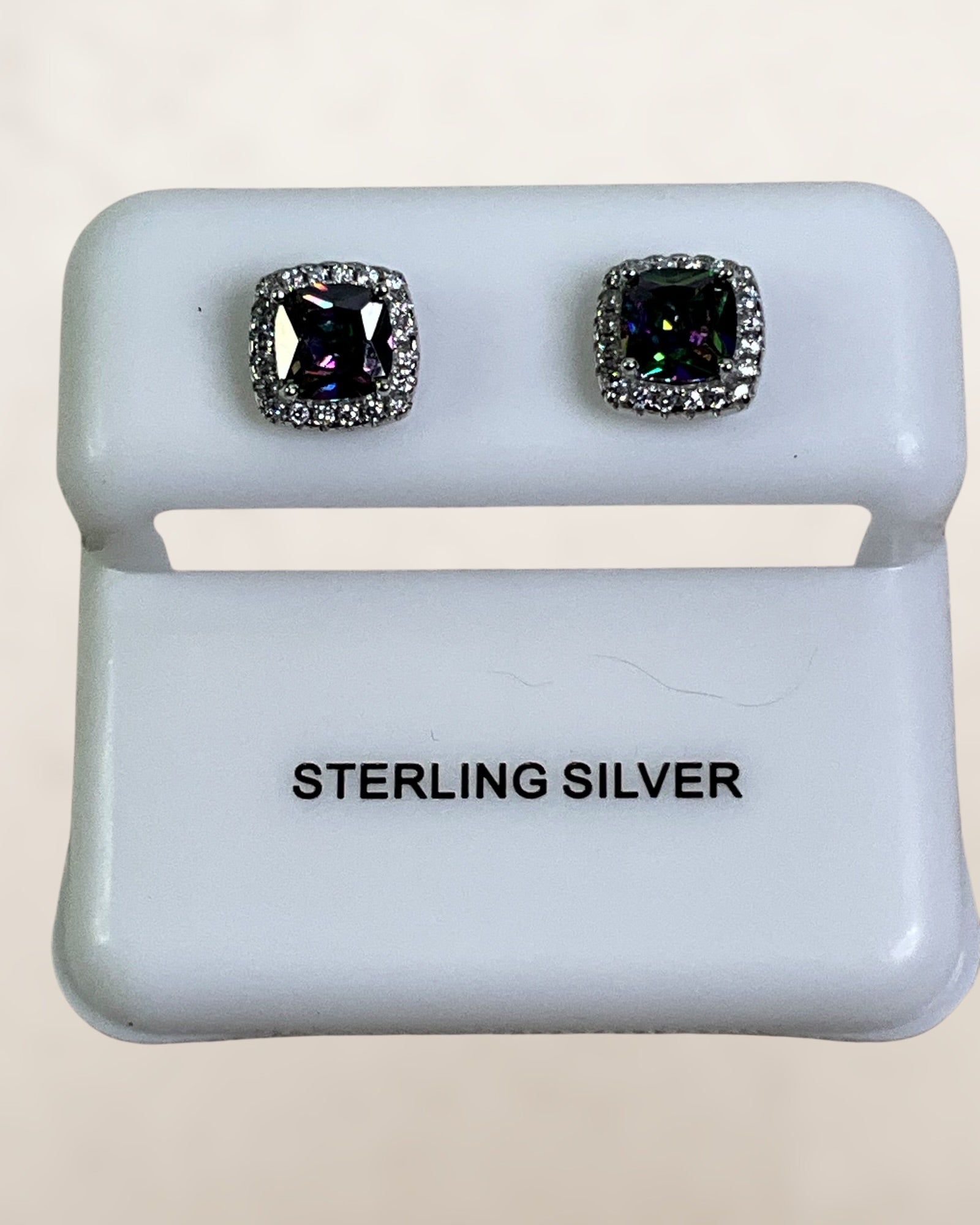 Sterling Silver Stud Pushback Earrings Assorted Styles & Gemstones