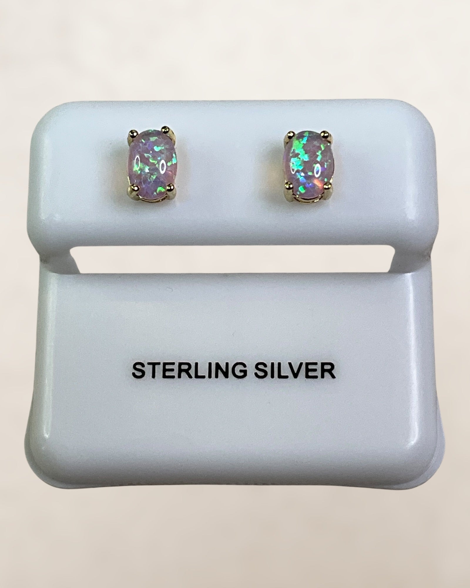Sterling Silver Stud Pushback Earrings Assorted Styles & Gemstones