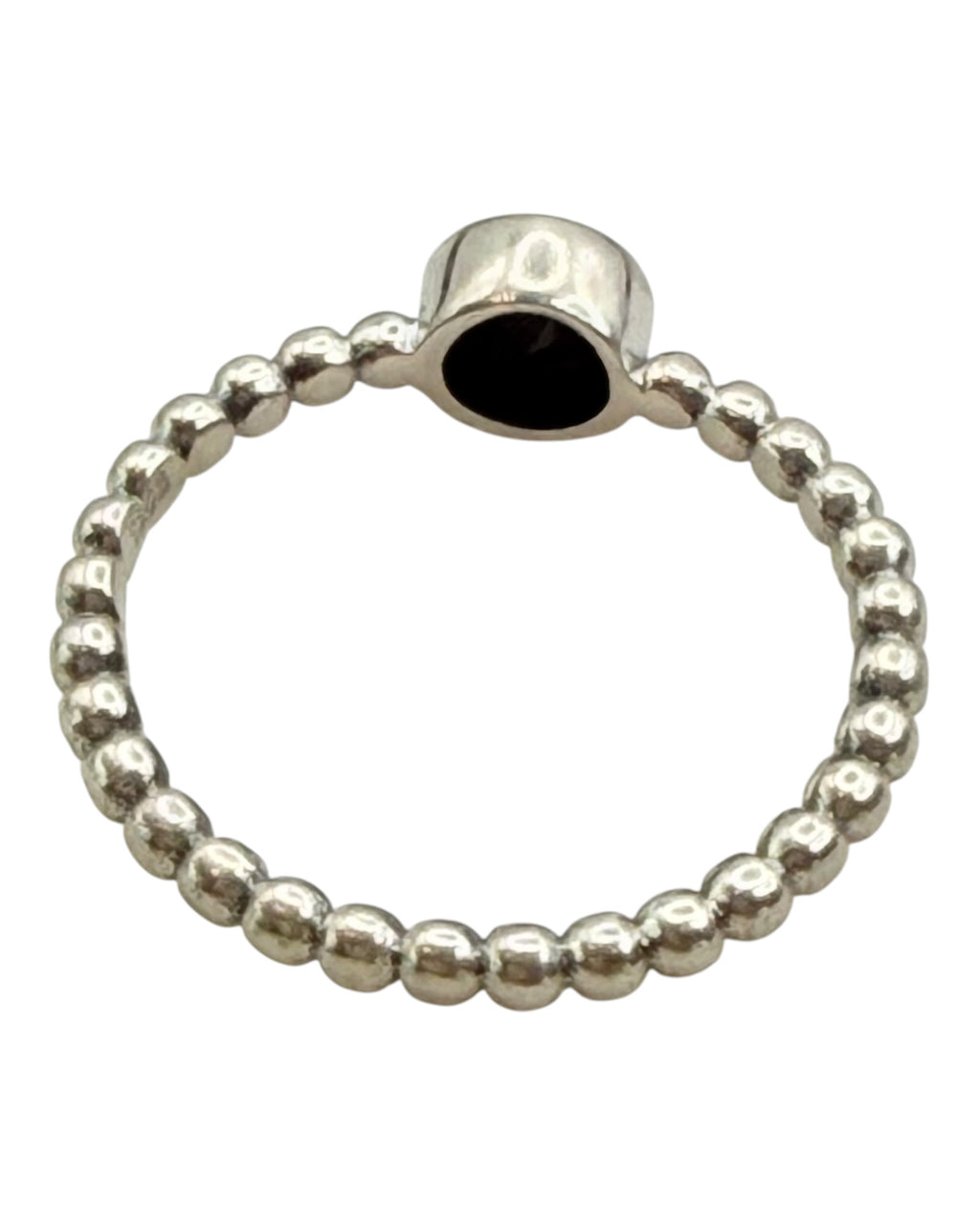 Sterling Silver Black Onyx Gemstone Ring