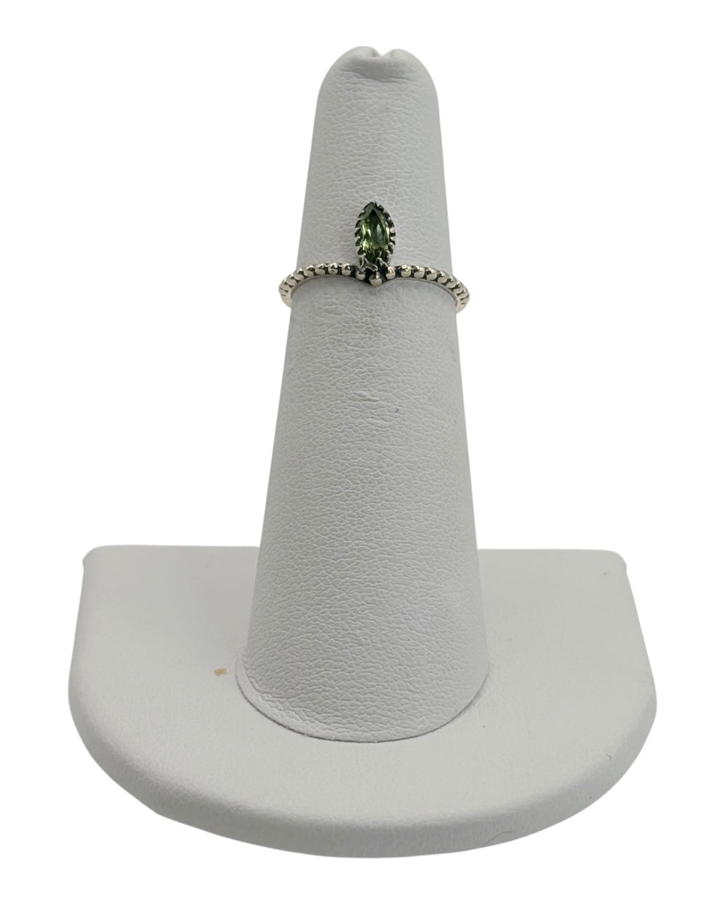 Sterling Silver Peridot Gemstone Ring