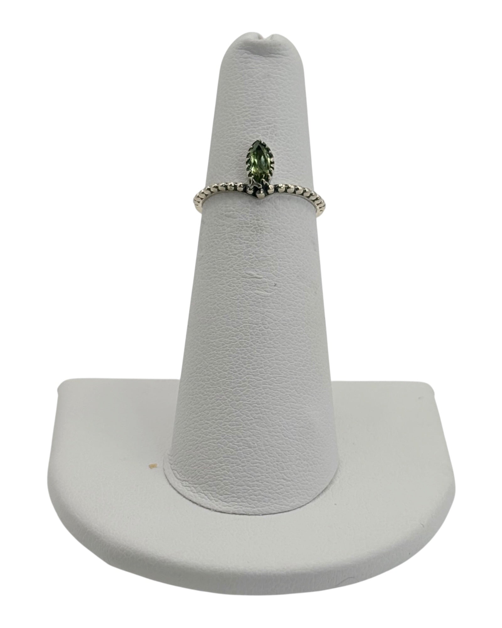 Sterling Silver Peridot Gemstone Ring