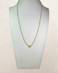 18k Gold Over Sterling Silver Peridot Necklace