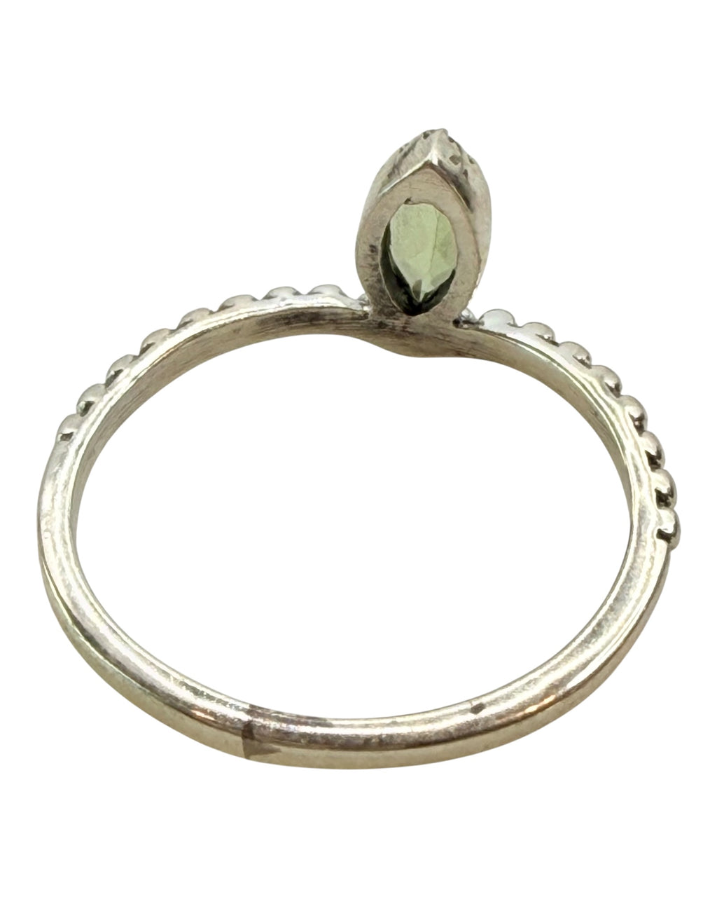 Sterling Silver Peridot Gemstone Ring