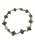 Gold Over Sterling Silver Evil Eye Bracelet