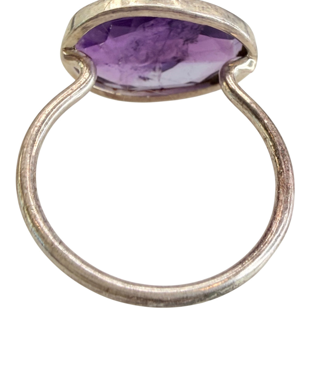 Sterling Silver Amethyst Gemstone Ring