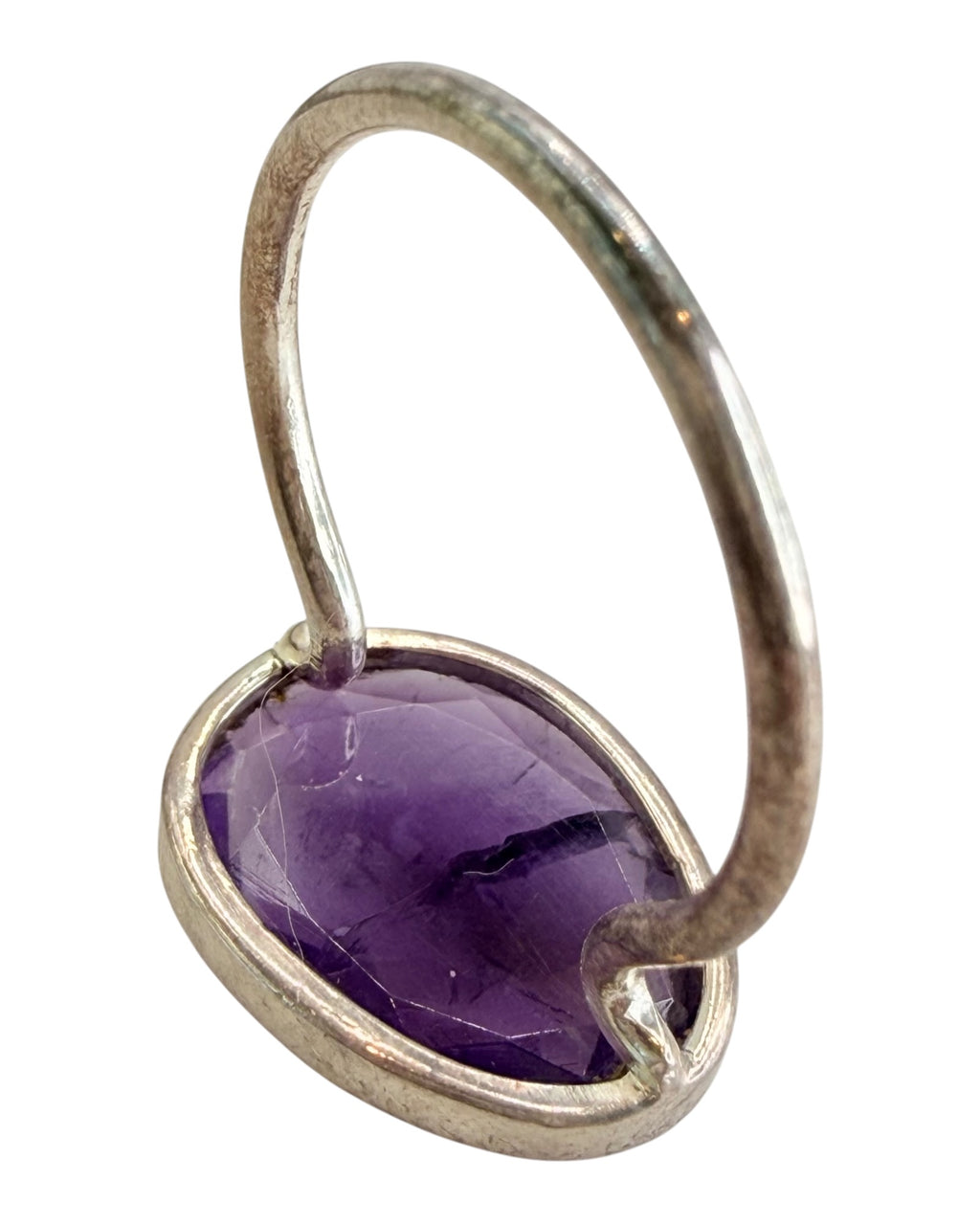 Sterling Silver Amethyst Gemstone Ring