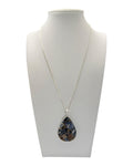 Sterling Silver Copper Pietersite Pendant Necklace
