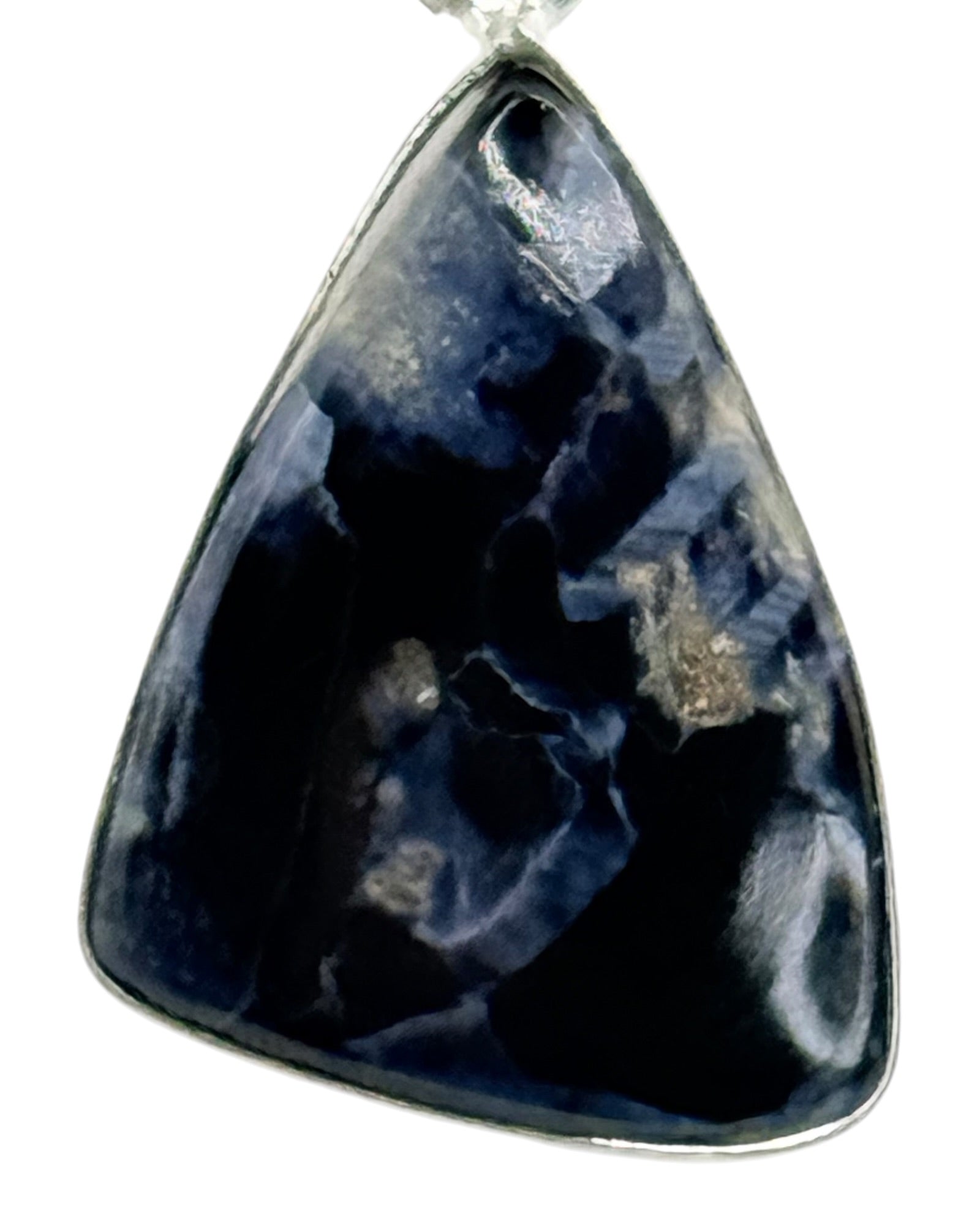 Sterling Silver Pietersite Pendant Necklace