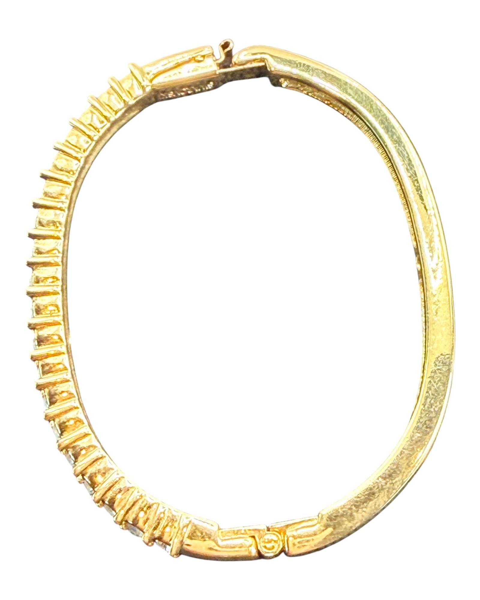 Swarovski Bangle Bracelet Gold Tone - Estate Sale (Great Condition)