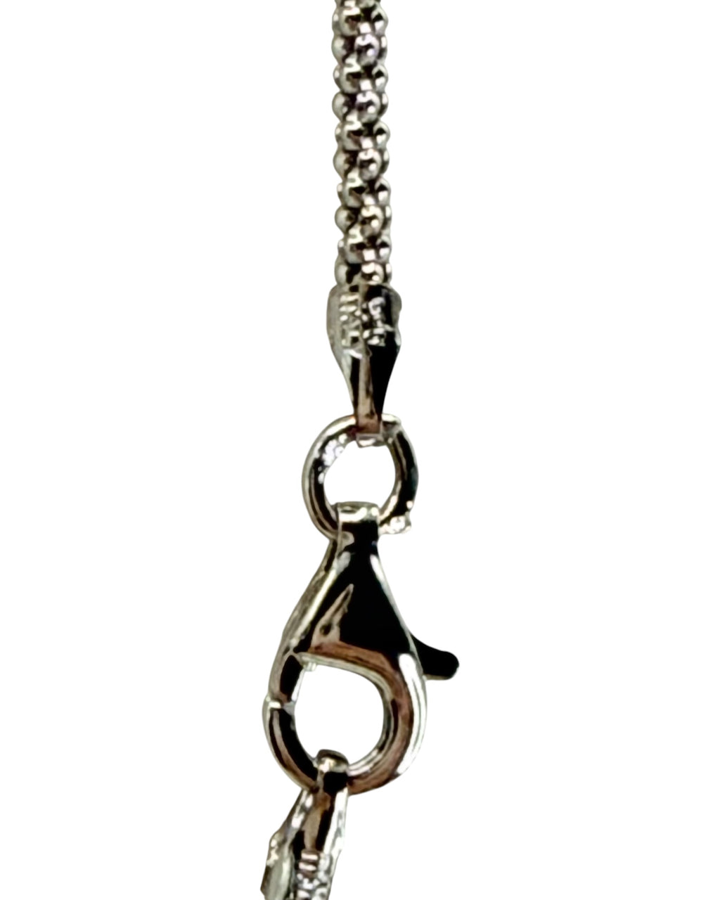 Italian Made Sterling Silver 18” Popcorn Chain - Estate Sale (Great Condition)