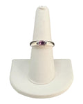 Sterling Silver Amethyst Gemstone Ring