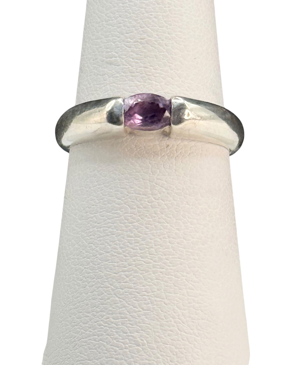 Sterling Silver Amethyst Gemstone Ring