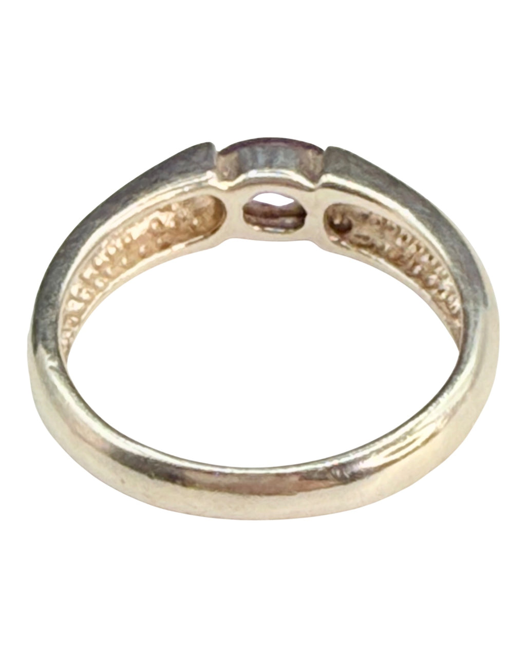 Sterling Silver Amethyst Gemstone Ring