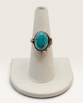 Sterling Silver Turquoise Poison Ring