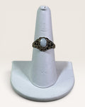 Vintage ESPO Cocktail Ring Featuring a White Opal - Estate Sale (Great Condition)