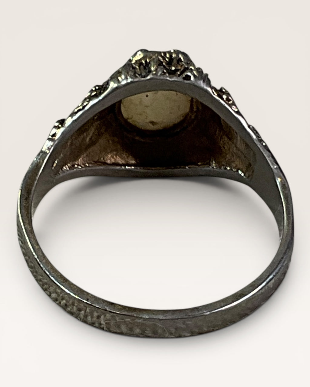 Vintage ESPO Cocktail Ring Featuring a White Opal - Estate Sale (Great Condition)