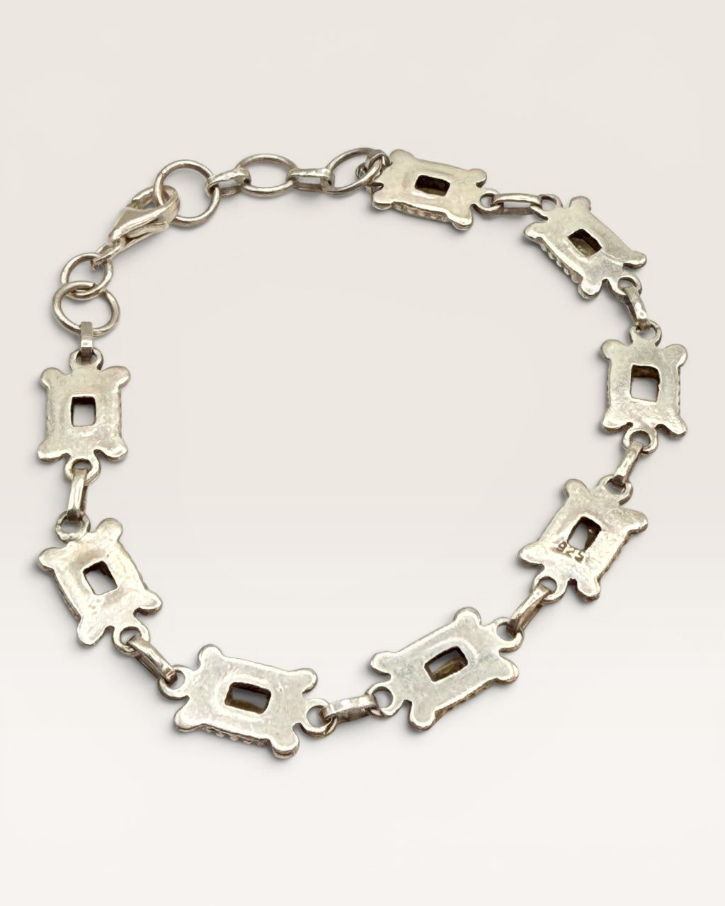 Sterling Silver Natural Citrine Bracelet