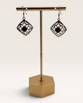 Sterling Silver Black Onyx Dangle Earrings