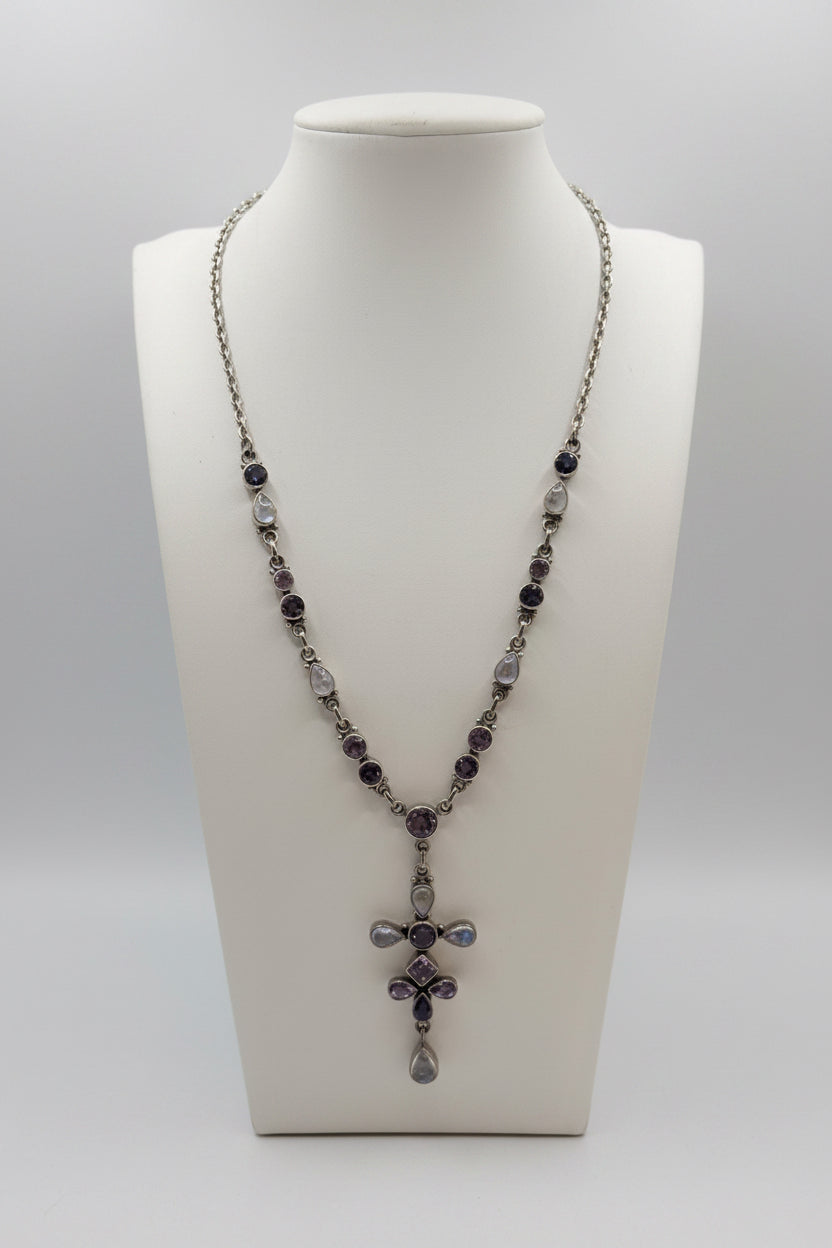 Nicky Butler Multi Gemstone Pendant Necklace - Estate Sale (Great Condition)