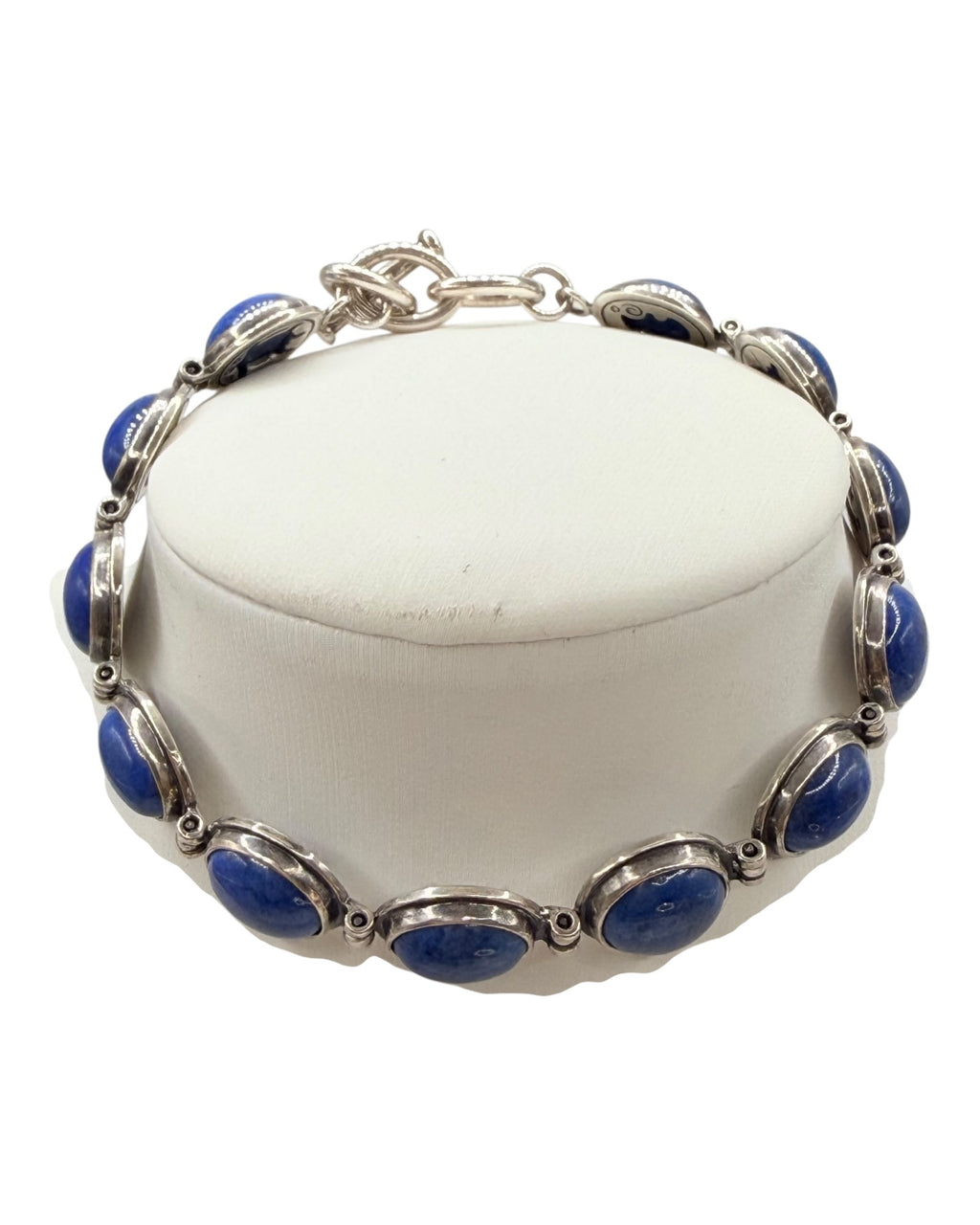 Carolyn Pollack Sterling Silver Lapis Lazuli Reversible Relios Bracelet - Estate Sale (Great Condition)