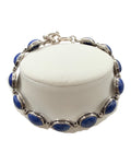 Carolyn Pollack Sterling Silver Lapis Lazuli Reversible Relios Bracelet - Estate Sale (Great Condition)
