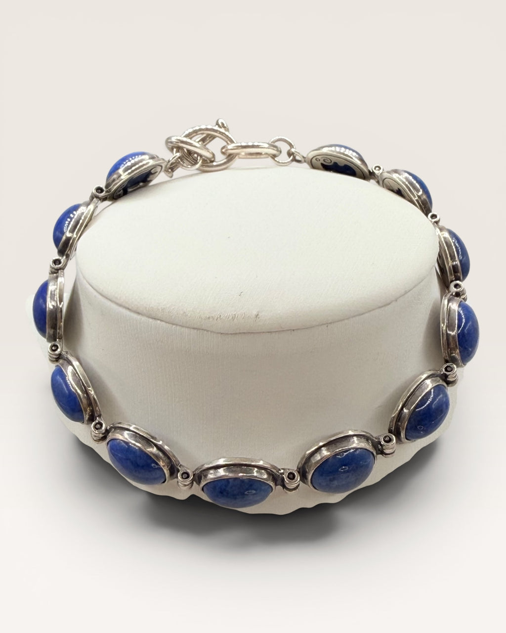 Carolyn Pollack Sterling Silver Lapis Lazuli Reversible Relios Bracelet - Estate Sale (Great Condition)