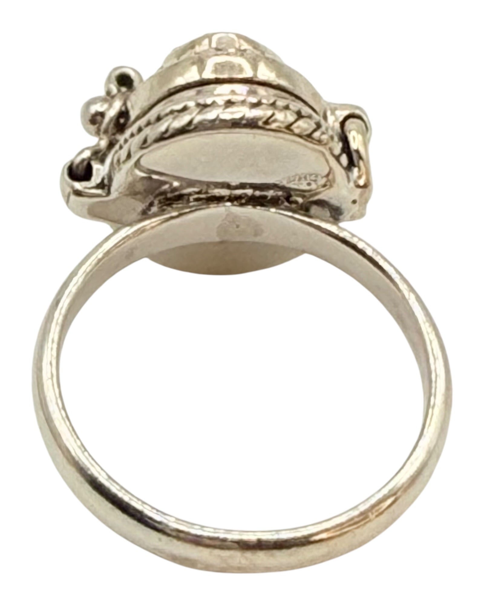 Sterling Silver Ruby Poison Gemstone Ring
