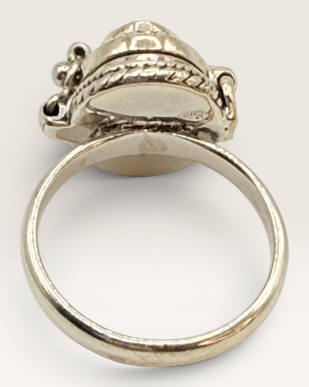 Sterling Silver Ruby Poison Gemstone Ring