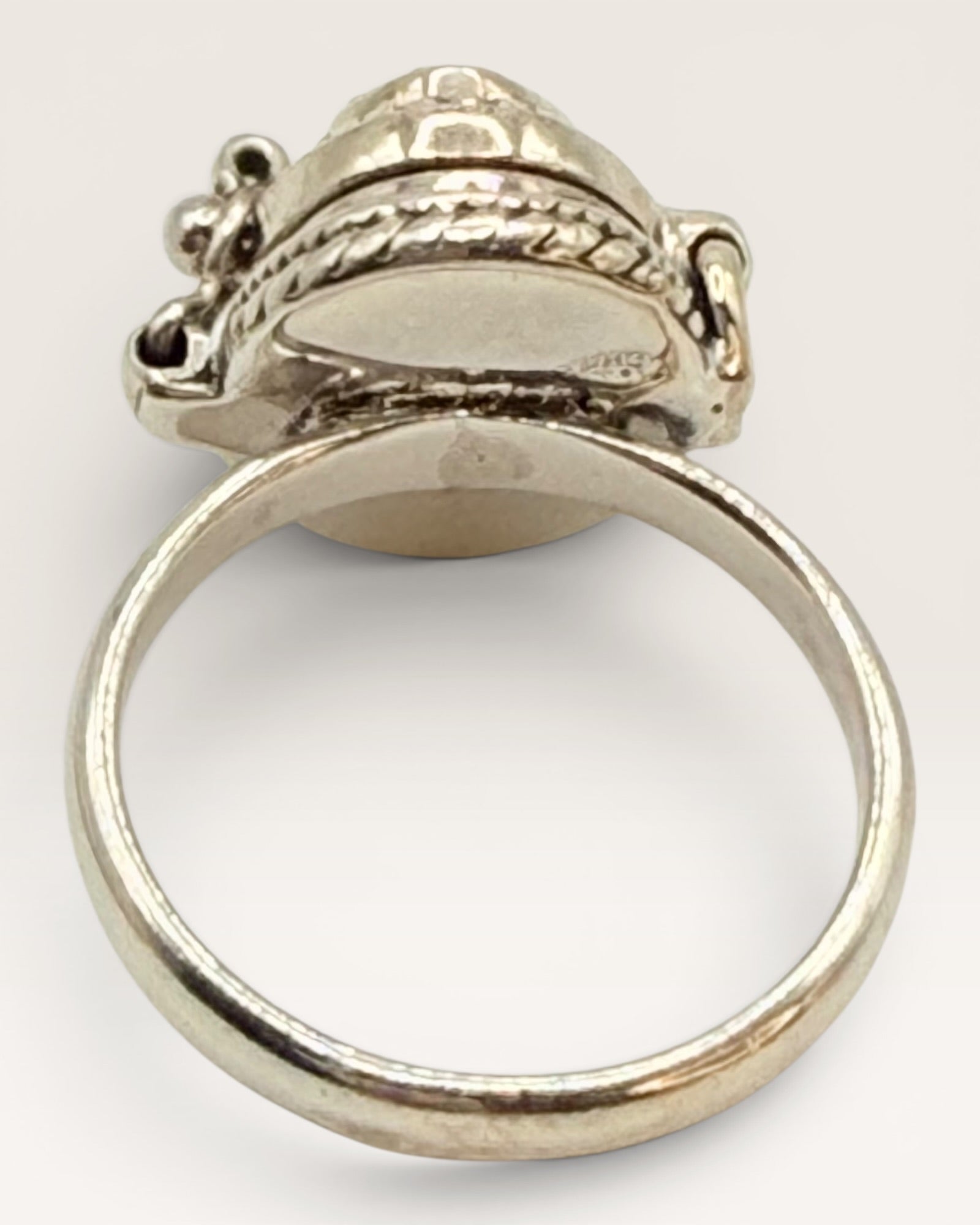 Sterling Silver Ruby Poison Gemstone Ring