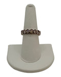 Gold over Sterling Silver Eternity Band with CZs