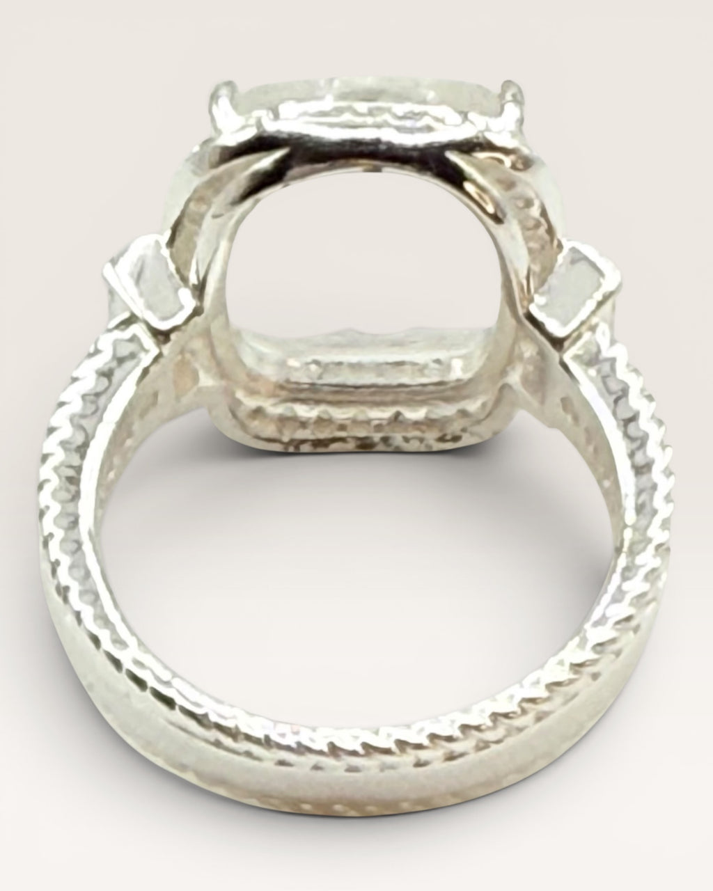 New in Box |Traveller Resort Wear Ring from the Bomb Party | Lab Created White Quartz Ring
