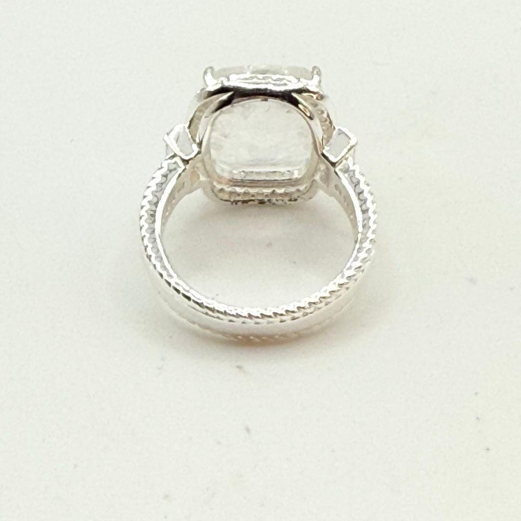 New in Box |Traveller Resort Wear Ring from the Bomb Party | Lab Created White Quartz Ring
