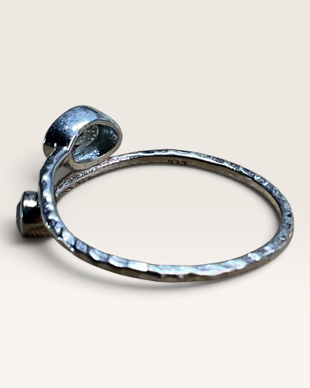 Sterling Silver Natural Blue Topaz Gemstone Ring