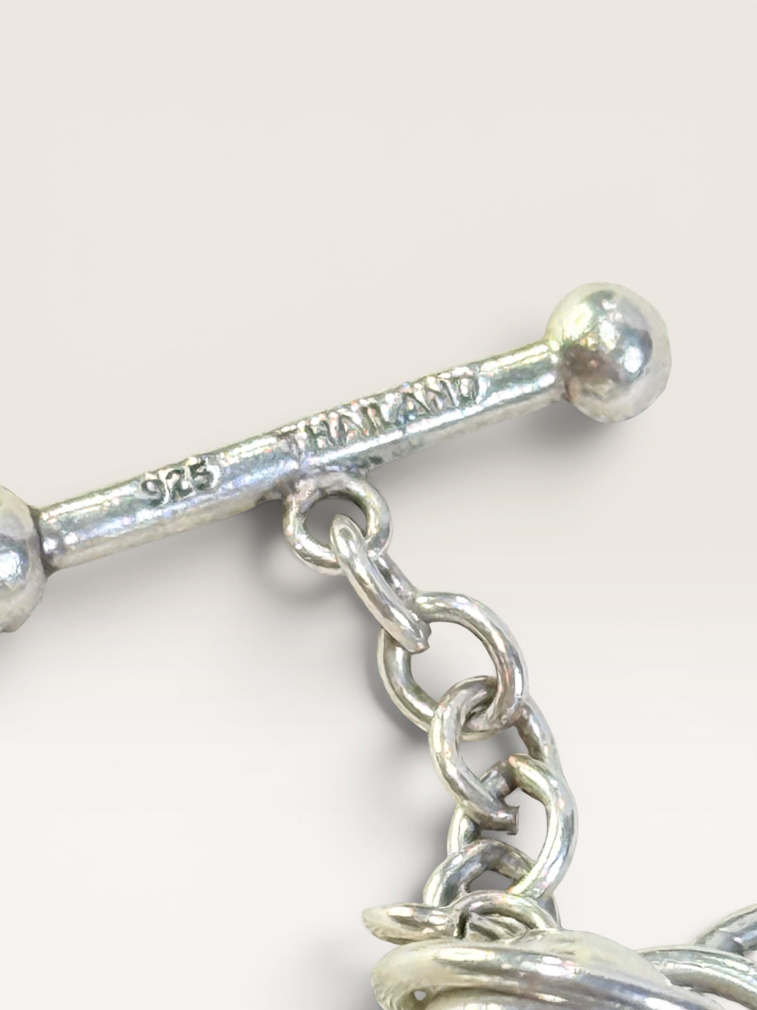 925 Sterling Silver Vintage Michael Dawkins Real Pearl Ball Chain Necklace 20" - Estate Sale (Great Condition)