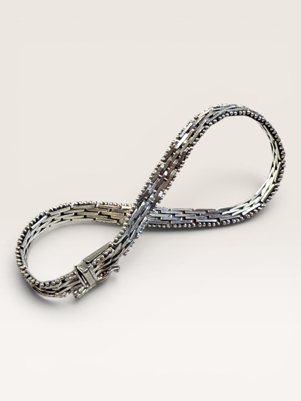 Sterling Silver Italian Milor Riccio 12.5 grams Bracelet - Estate Sale (Great Condition)
