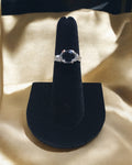 Black Cubic Zirconia Wire Wrapped Ring