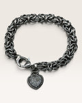 Judith Ripka Sterling Silver Verona Byzantine Bracelet - Pre-Loved