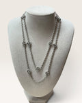 Judith Ripka Sterling Silver 30" Diamonique Necklace - Pre-Loved