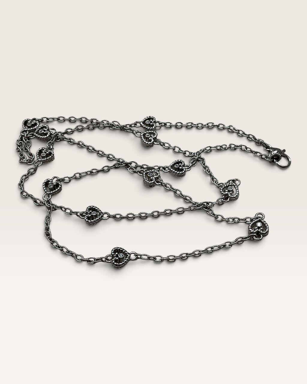 Judith Ripka Sterling Silver 30" Diamonique Necklace - Pre-Loved
