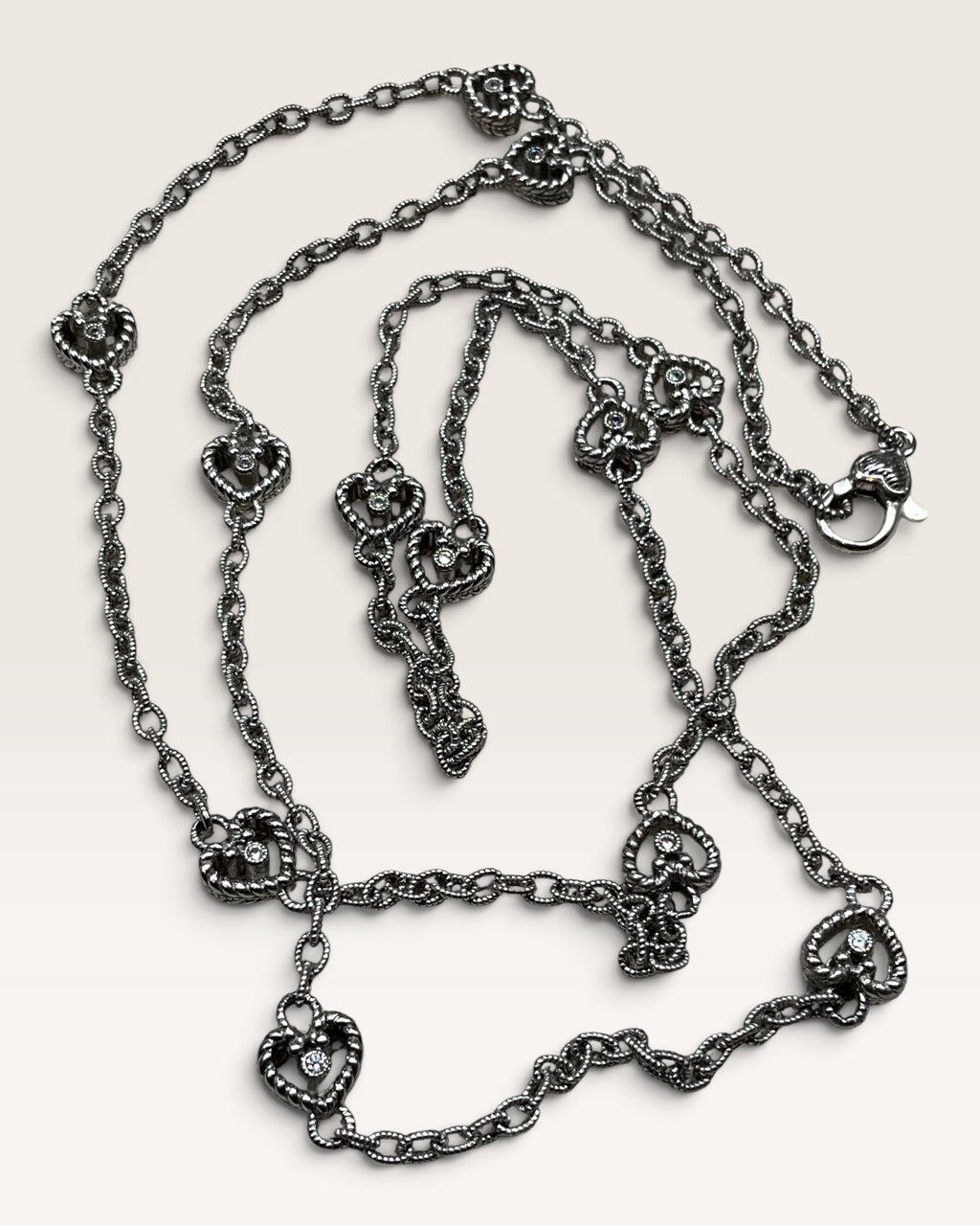 Judith Ripka Sterling Silver 30" Diamonique Necklace - Pre-Loved