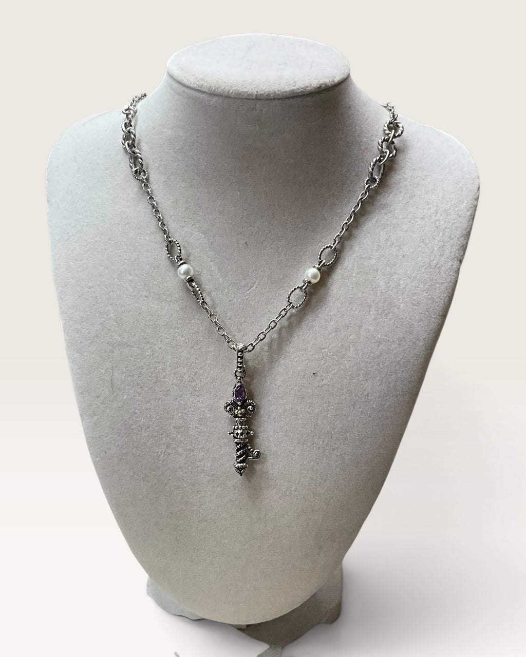 Barbara Bixby Sterling Silver Enhancer (NECKLACE SOLD SEPARATELY) - Pre-Loved
