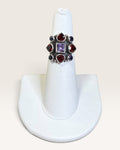 Nicky Butler Amethyst, Tanzanite and Garnet Gemstone Ring -Pre-Loved