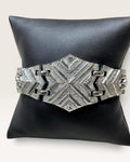 1963 Sarah Coventry Pyramid Treasures Silver Toned Bracelet - Pre-Loved