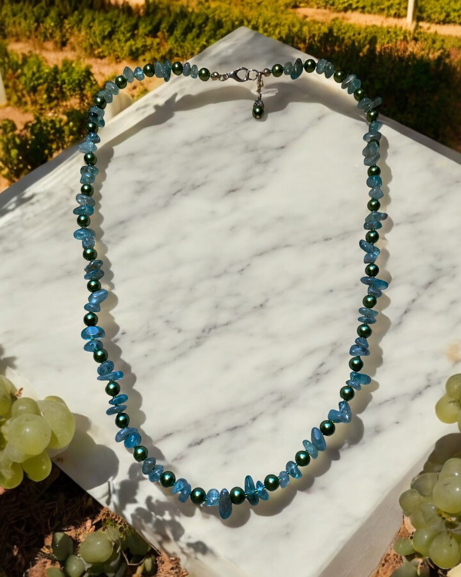 Amethyst and Pearl Necklace