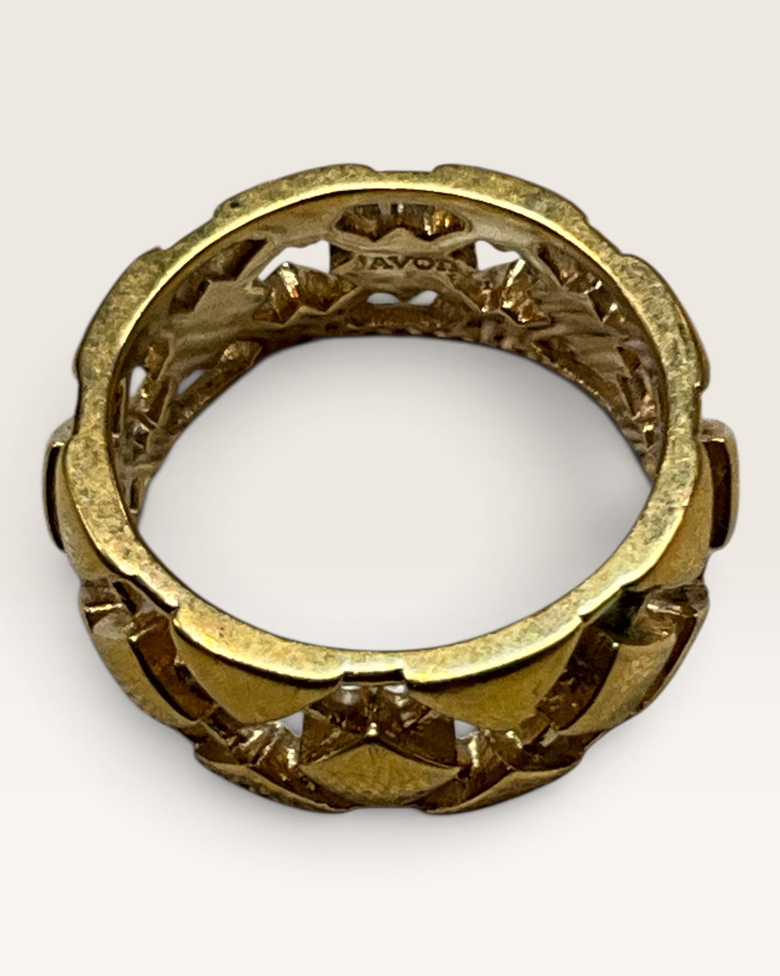 Vintage Avon Gilded Trellis Ring - Pre-Loved