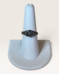 Stauer Sterling Silver Tanzanite Cluster Ring - Pre-Loved
