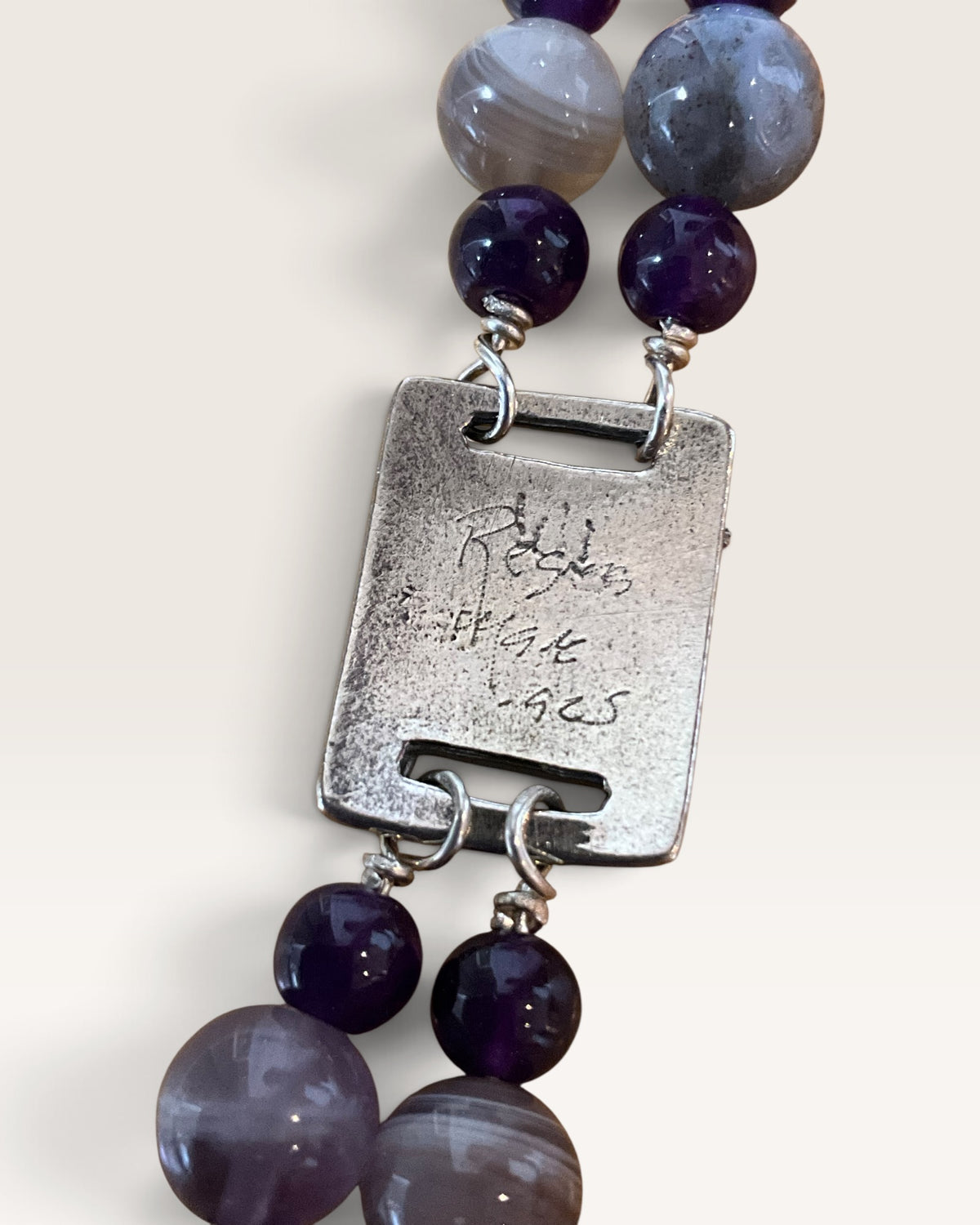 Regina Marie Sterling Silver Amethyst Bracelet - Pre-Loved