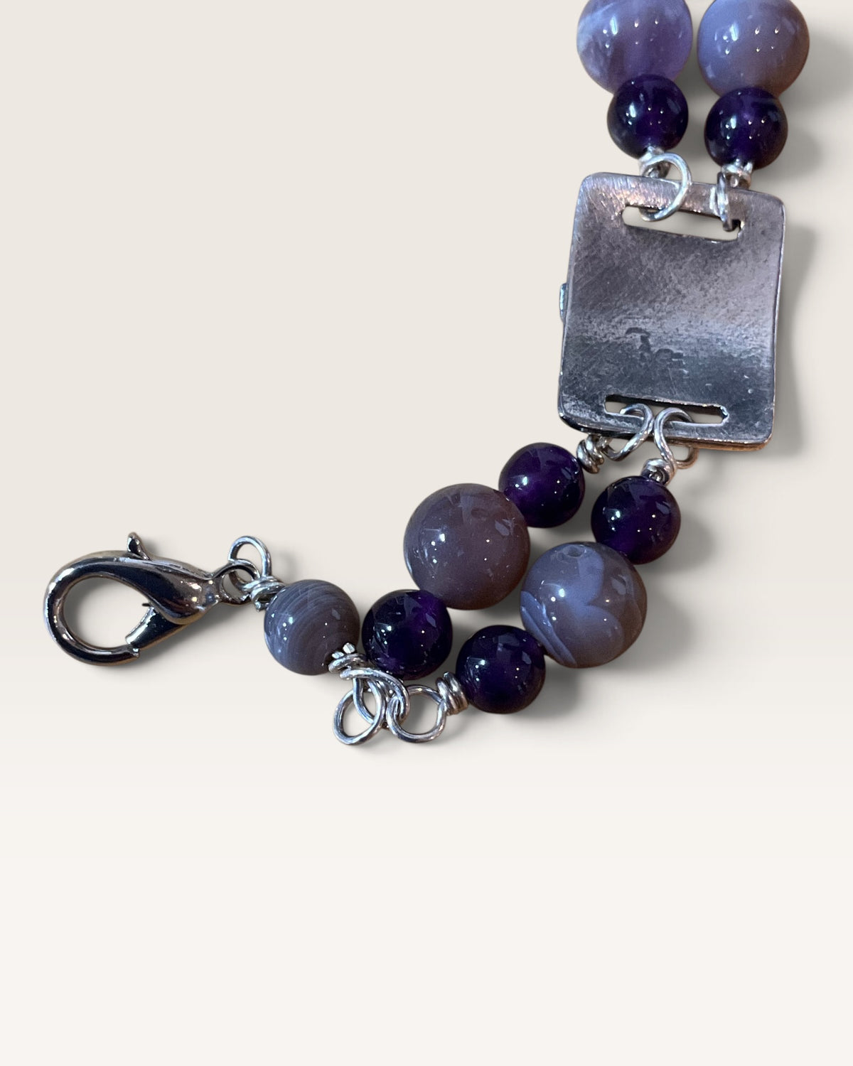 Regina Marie Sterling Silver Amethyst Bracelet - Pre-Loved