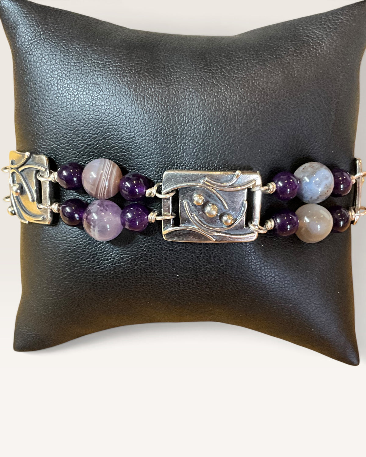 Regina Marie Sterling Silver Amethyst Bracelet - Pre-Loved